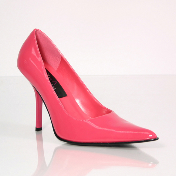 High Heel Patent Pointed Toe Shoes - Picture 1 of 4
